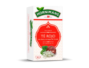 Cha vermelho hornimans com anis e toque de ameixa caixa de 20 saquetas