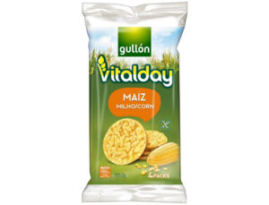 Tortilhas de milho gullon vitalday 108 gr embalagem de 4 unidades de 27,5 gr
