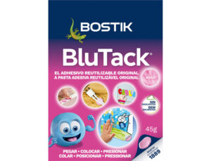 Massa adesiva bostik blu tack rosa blister de 45 g