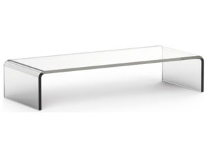 Suporte maul para monitor acrílico transparente l 500x198x100 mm