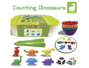Juego de clasificacion conteo de dinosaurios +3 años