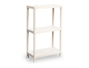 Estanteria apilable plasticforte stack reciclado 3 baldas peso maximo 25 kg color beige 600x300x950 mm