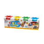 Pasta para modelar carioca doughy 110 g caja de 4 unidades colores surtidos