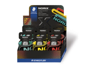 Regla staedtler norix 565 30 flexible enrollable 30 cm expositor de 12 unidades colores surtidos