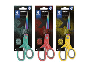 Tijeras staedtler norix 965 acero inoxidable mango ergonomico longitud 21 cm