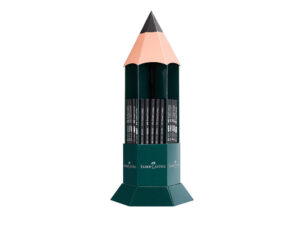 Lapices grafito faber castell 1111 expositor de sobremesa de 120 unidades graduaciones surtidas