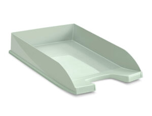 Bandeja sobremesa cep first plastico color verde salvia 350x255x65 mm