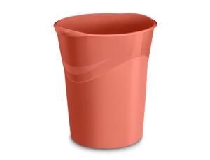 Papelera plastico cep terra nova 14 litros color terracota 305x290x334 mm