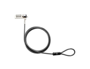 Candado de seguridad hp para portatiles con llave y cerradura con combinacion longitud 1,22 m