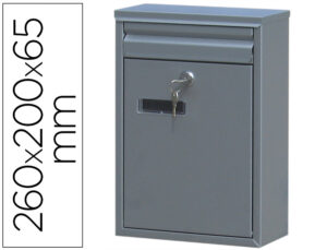 CAIXA DE CORREIO Q-CONNECT PARA CORRESPONDENCIA 260 X 200 X 65 MM