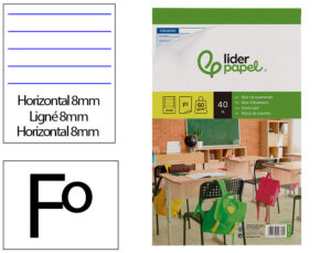 Bloco exames liderpapel horizontal folio 40 folhas 60g/m2