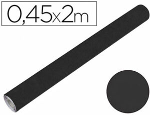 Rolo adesivo liderpapel unicolor preto mate rolo de 0,45 x 2 mt
