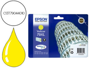 Tinteiro epson 79xl 900p wf 4630 / 4640 / 5110 / 5620 / 5690 / 5690 amarelo -2.000 pag