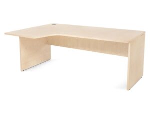 Ala para mesa rocada serie work 180x120 cm esquerda acabamento aa01 faia/faia