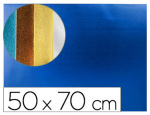 Goma eva liderpapel 50×70 cm espessura 2 mm metalizada azul