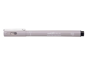 Marcador uni pin calibrado pin01-200 cinza claro