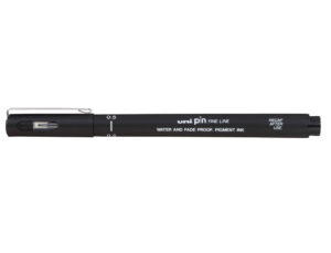 Marcador uni pin calibrado pin05-200(s) preto