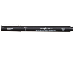 Marcador uni pin calibrado pin06-200(s) preto