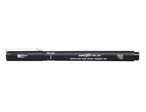 Marcador uni pin calibrado pinbr-200 preto