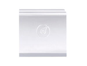 Bloco metacrilato transparente 300 x 300 x 300 mm.