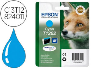 Tinteiro epson t1282 stylus s22 / sx125 cyan -170 pag