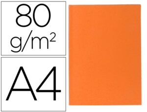 Classificador liderpapel DIN A4 laranja intenso 80g/m2