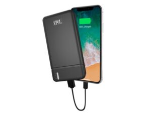 Powerbank tnb 10000 mAh micro USB + USB tipo C cor preta