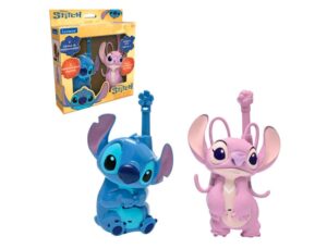 Walkie-talkies lexibook 3d disney stitch & angel 2 canais 500 m