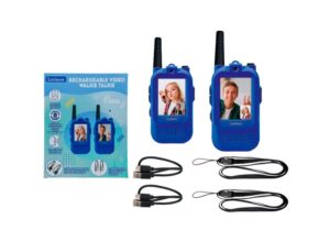 Walkie-talkies lexibook com ecrã função de chamada de vídeo 500 m recarregável