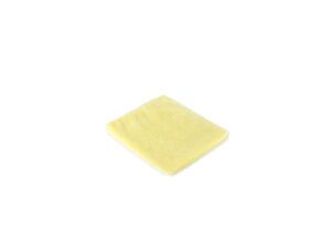 Pano de microfibra dahi terry para limpeza a seco e húmida amarelo 40x36 cm pack de 12 unidades