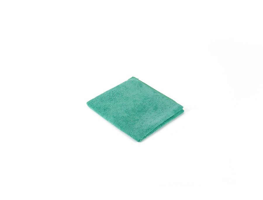 Pano de microfibra dahi terry para limpeza a seco e húmida verde 40x36 cm pack de 12 unidades