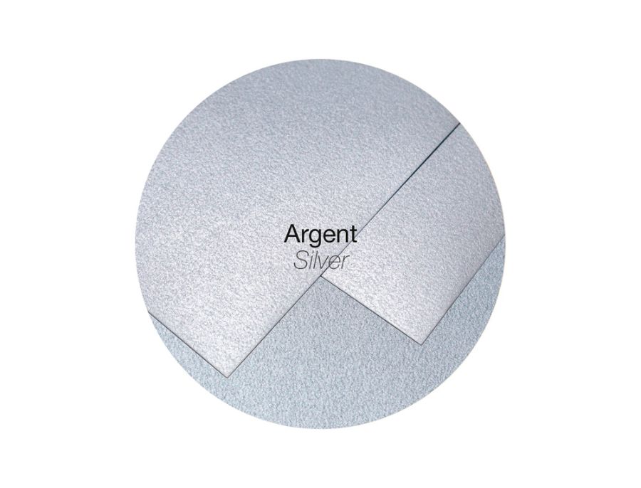 Envelope clairefontaine pollen 110x220 mm 120 g prata pack de 5 unidades